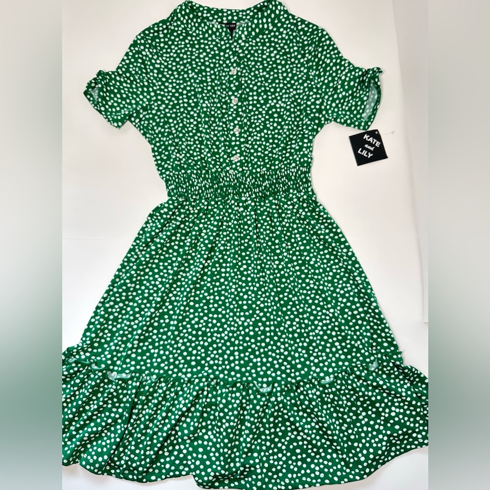 Kate And Lily Women's New with Tags Dress Color Green